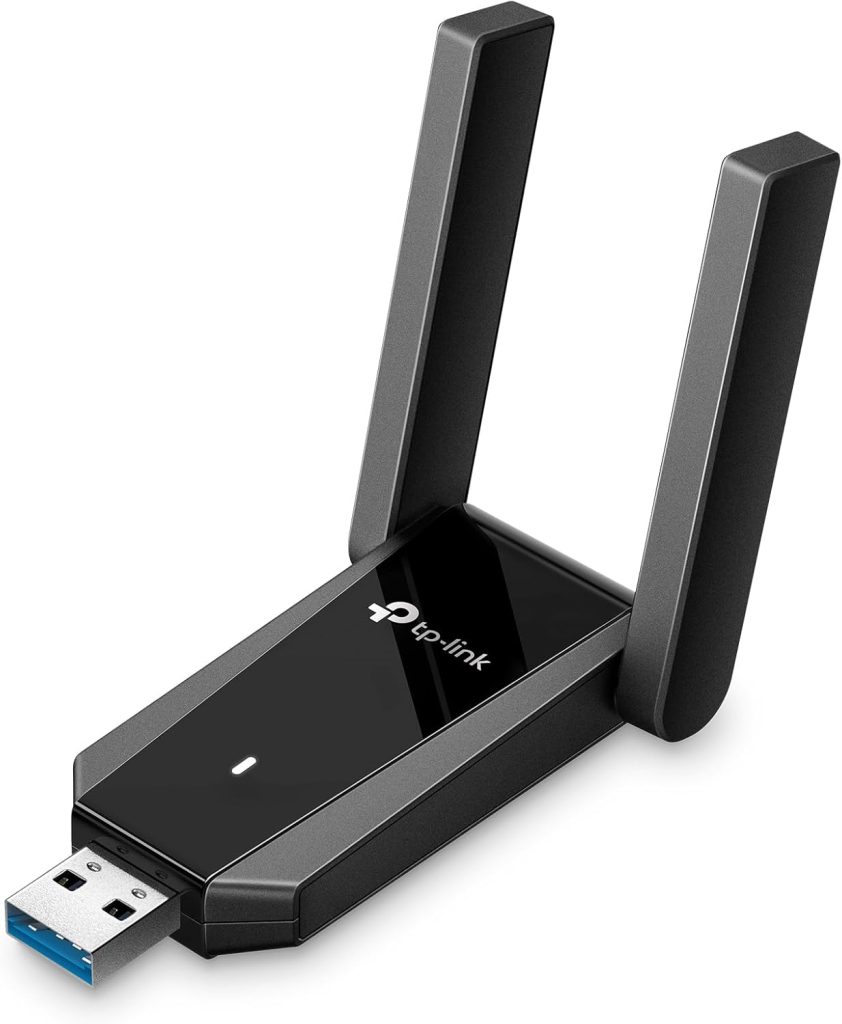 TP-Link USB 3.0 WiFi Adapter for Desktop PC (Archer TX30U Plus)-AX1800 WiFi 6 Dual-Band Plug and Play Wireless Network Adapter with 2.4GHz, 5GHz, 2×High...